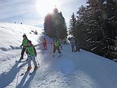 06 Il primo tratto del sentiero  è anche pista da sci